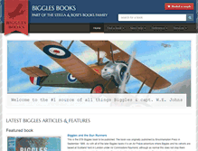 Tablet Screenshot of bigglesbooks.com